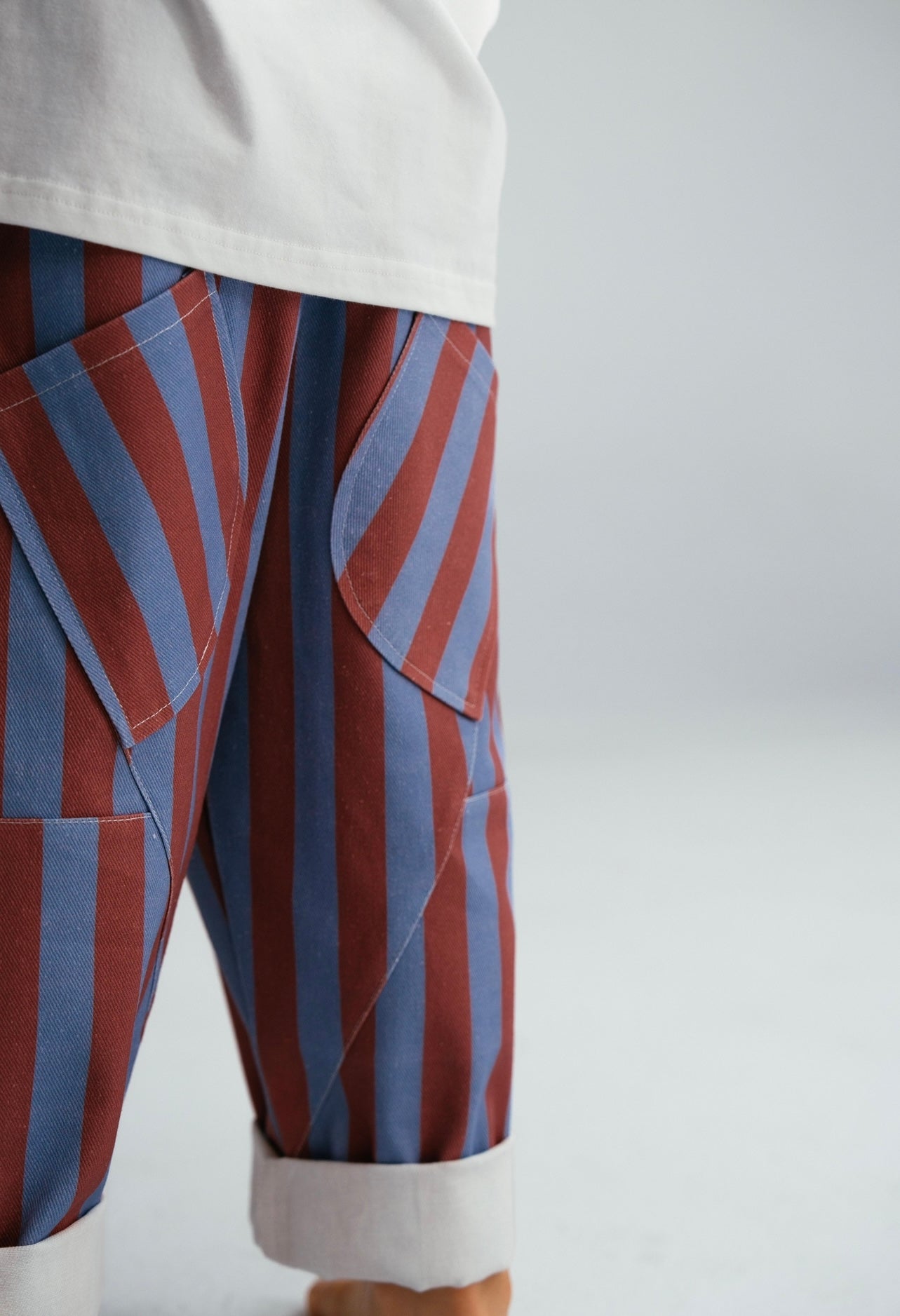 Pocket Pants - Courtside Stripe