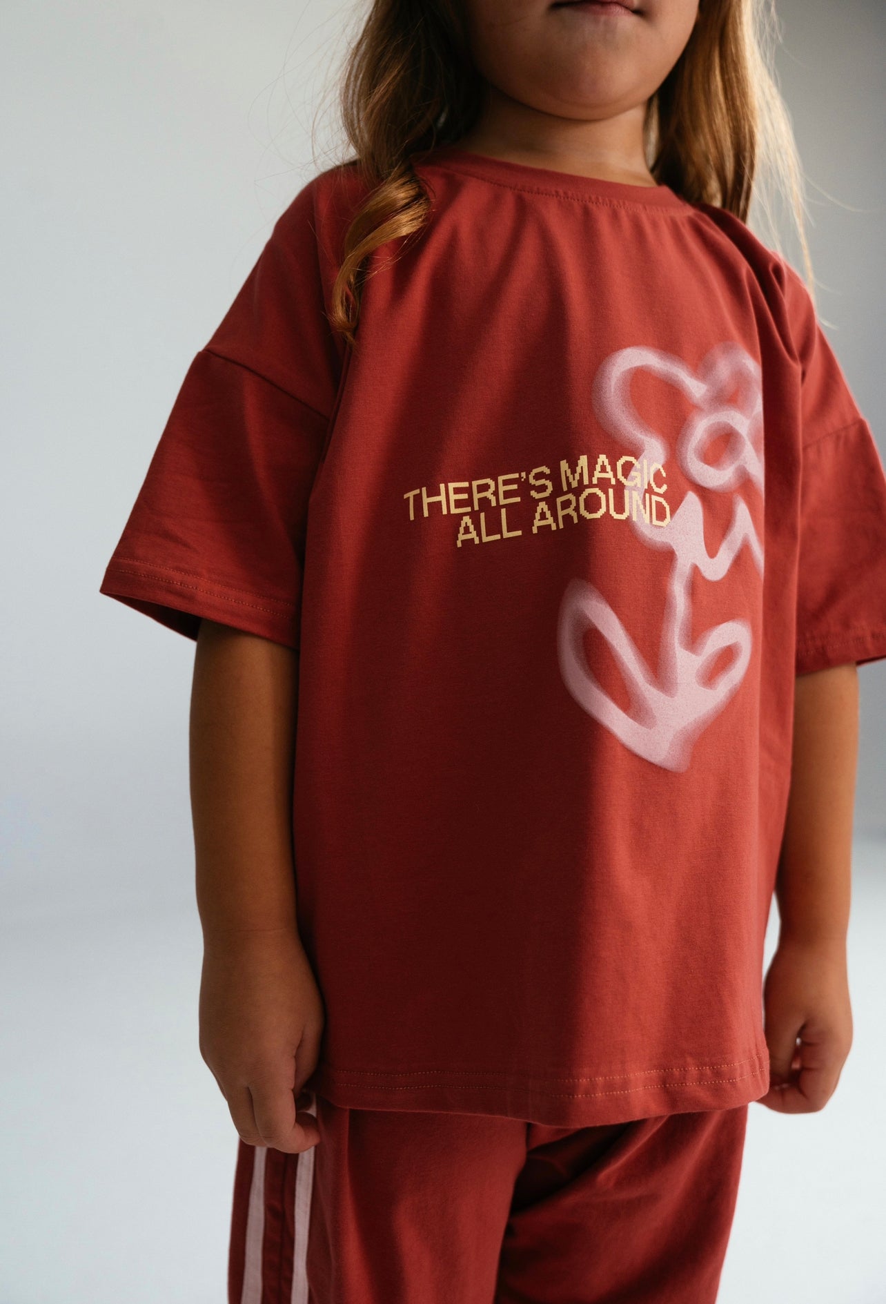 Fleur Tee - Burgundy