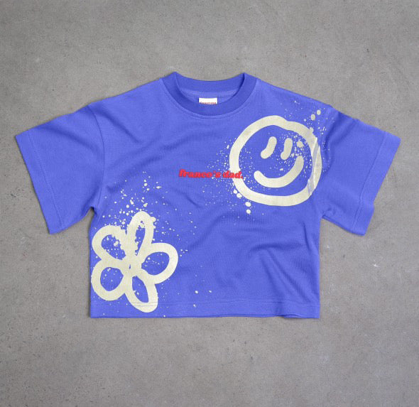 Acid Dye Tee - Blue