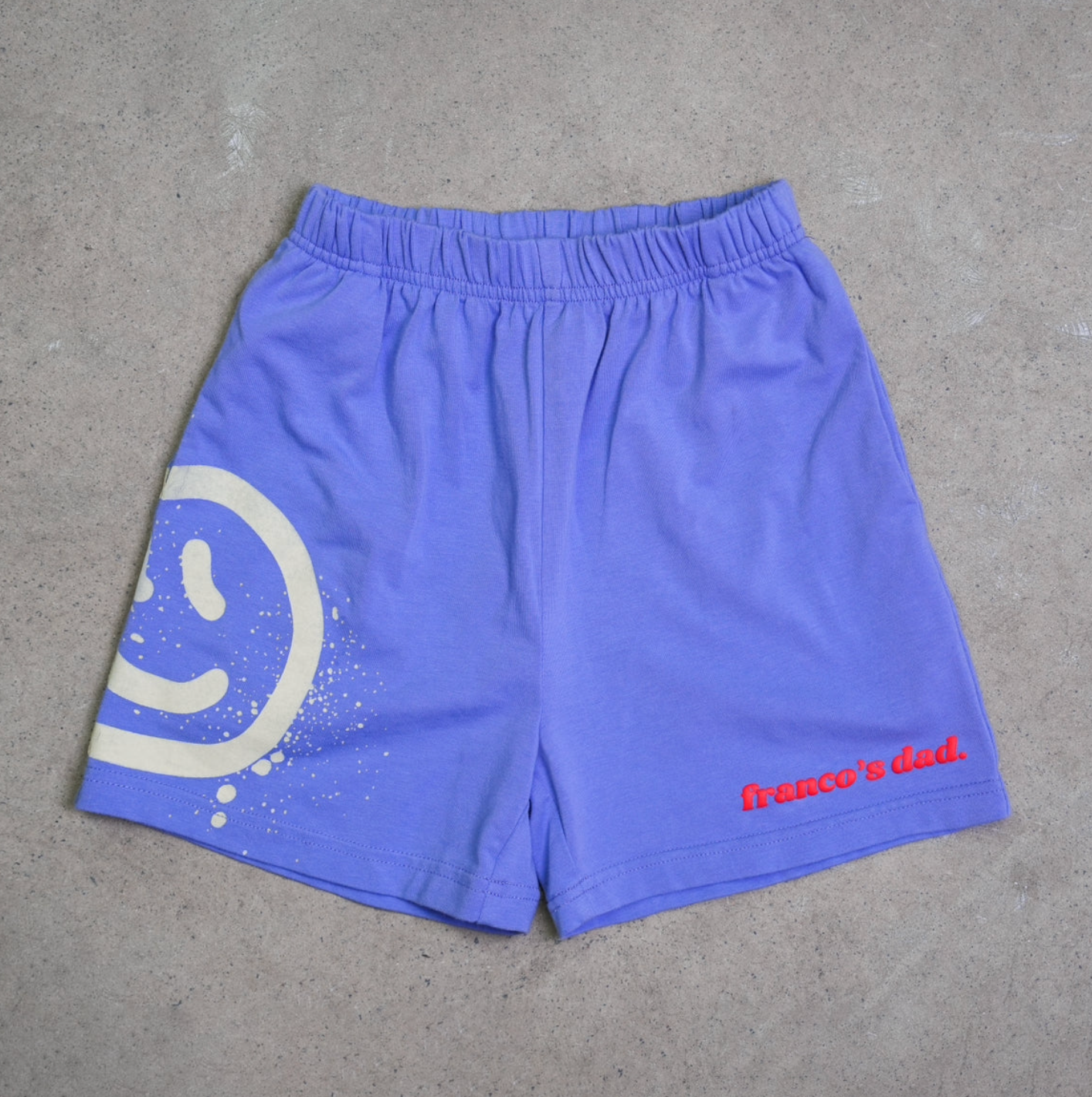 Acid Dye Shorts - Blue