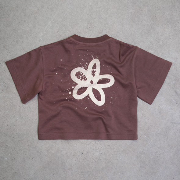 Acid Dye Tee - Brown